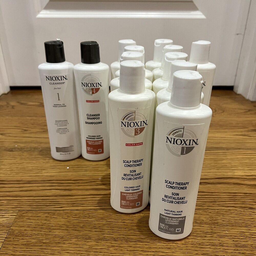Nioxin‎ Shampoo And Conditioner 12 Bottles
